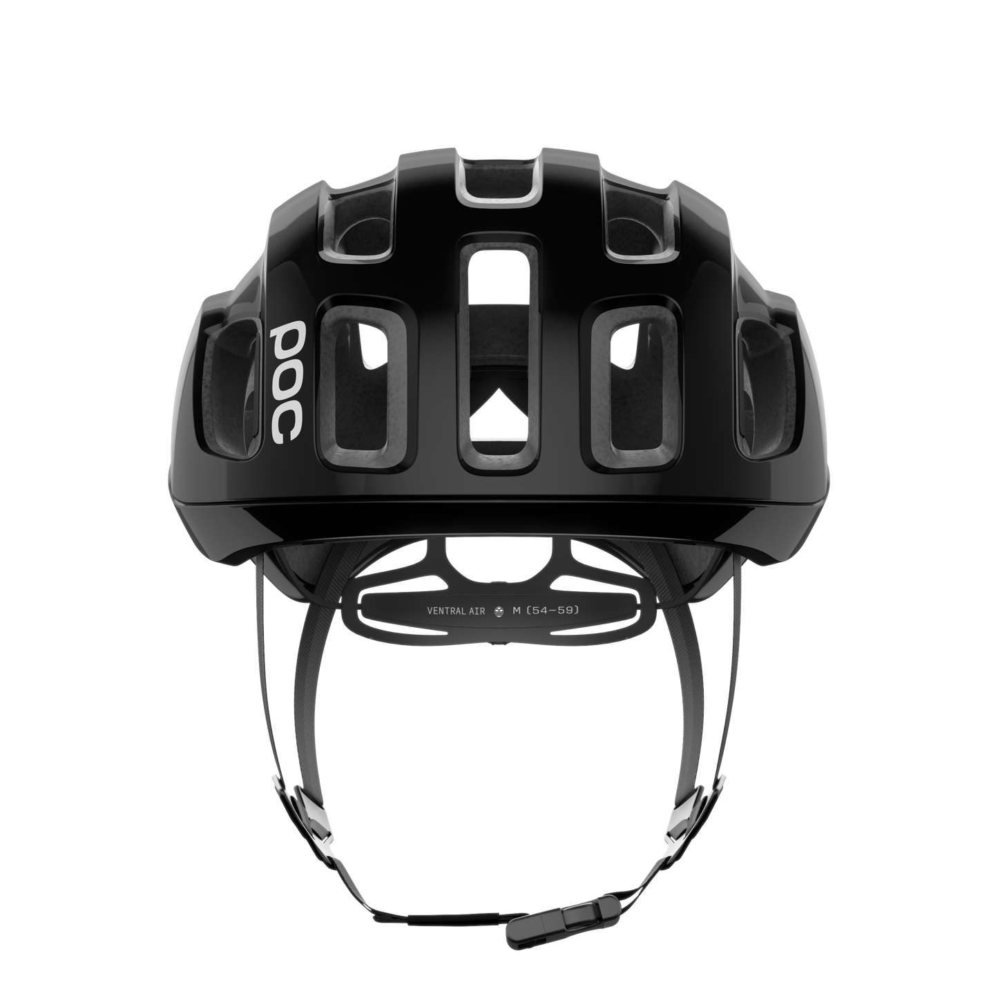 POC VENTRAL AIR MIPS Logo Road Helmet Black/White Matt