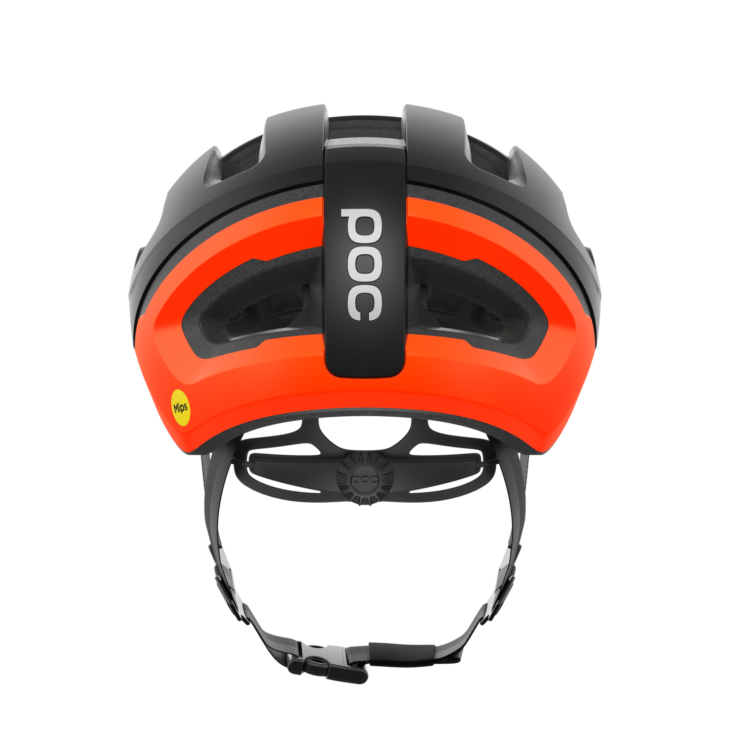 POC OMNE AIR MIPS Silniční přilba Black Matt/Orange Fluo