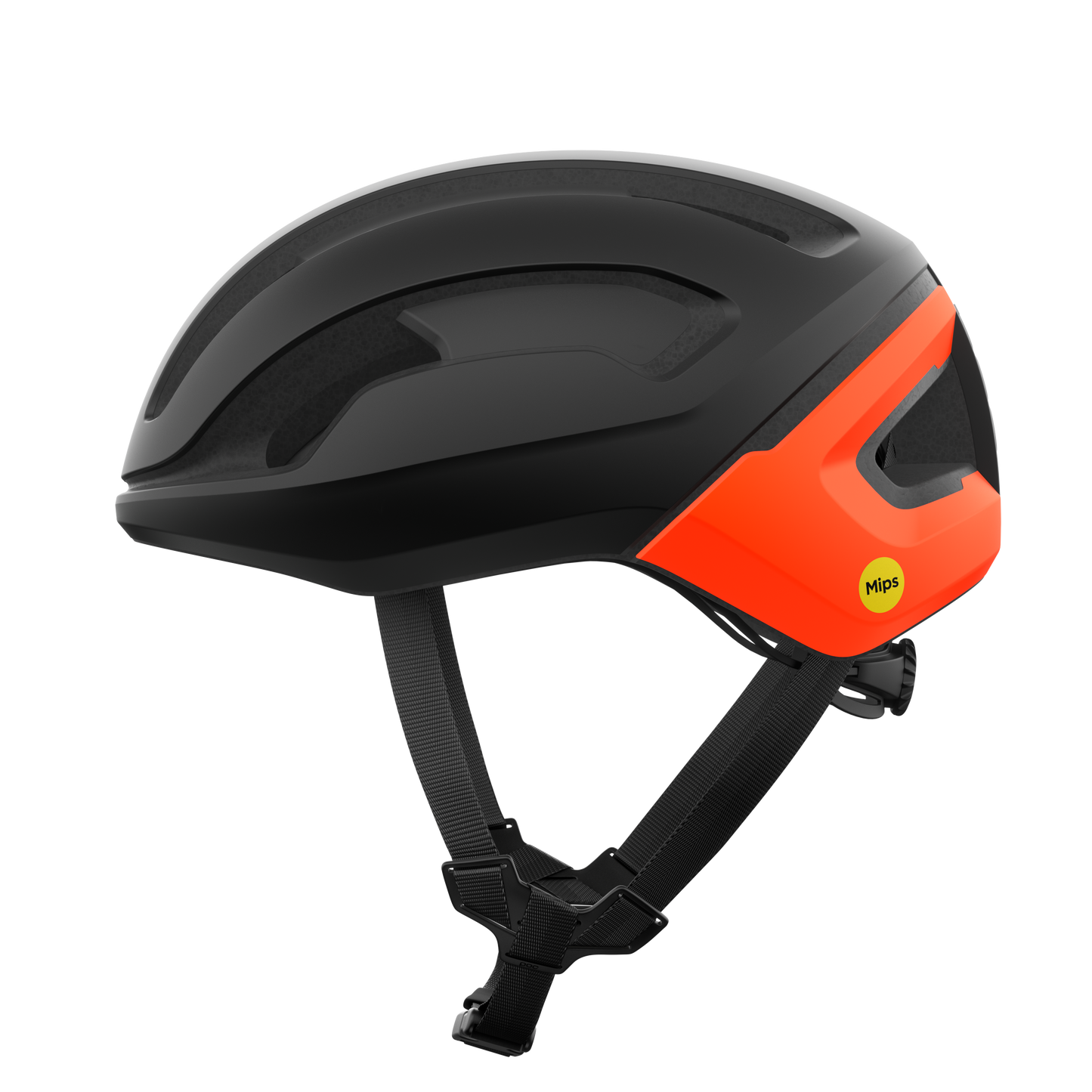 POC OMNE AIR MIPS Silniční přilba Black Matt/Orange Fluo