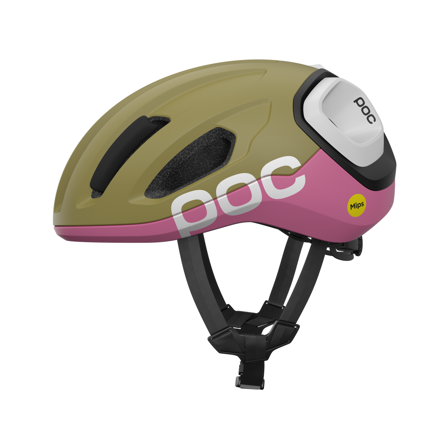 Silniční přilba POC AMIDAL MIPS Khaki/Matt Pink