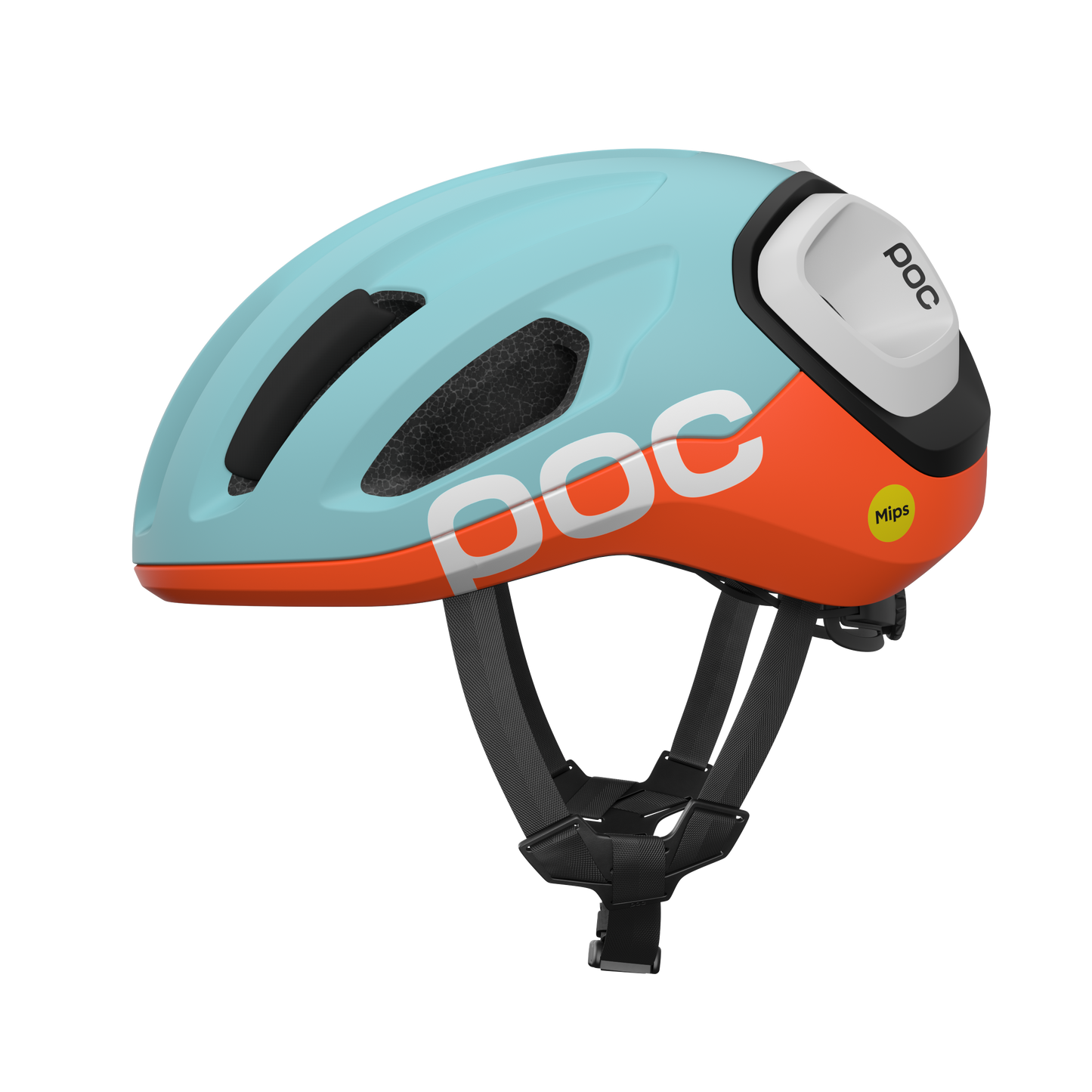 POC AMIDAL MIPS Silniční přilba Blue/Orange Matt