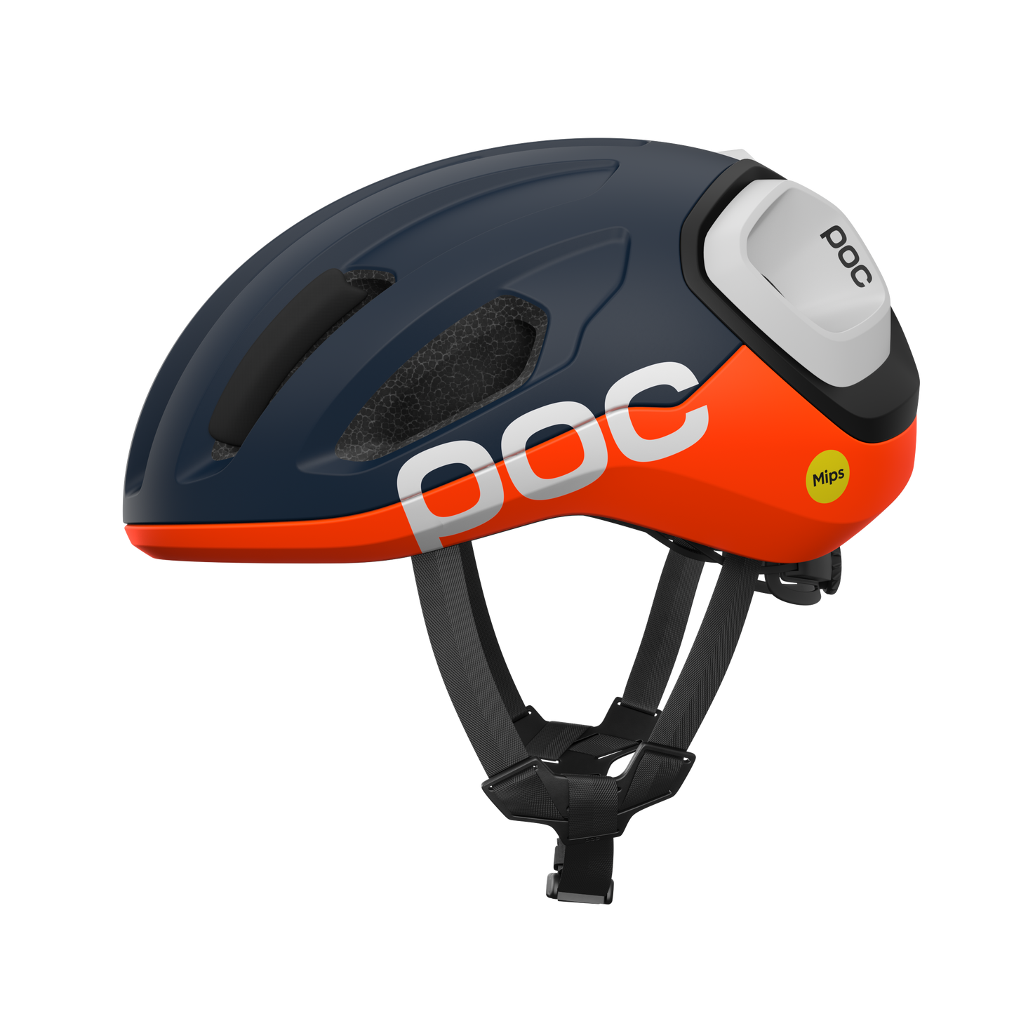 Silniční přilba POC AMIDAL Marine/Orange/Bílá Matt