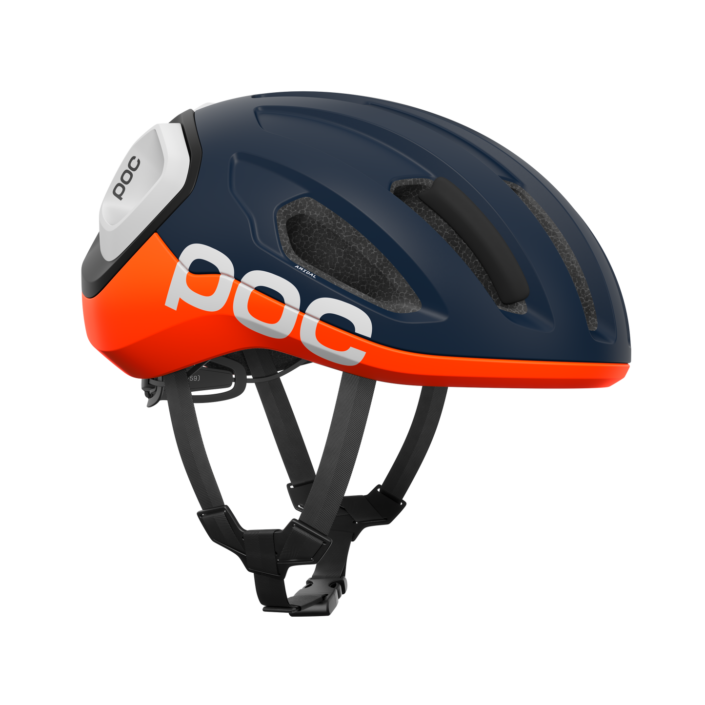 Silniční přilba POC AMIDAL Marine/Orange/Bílá Matt