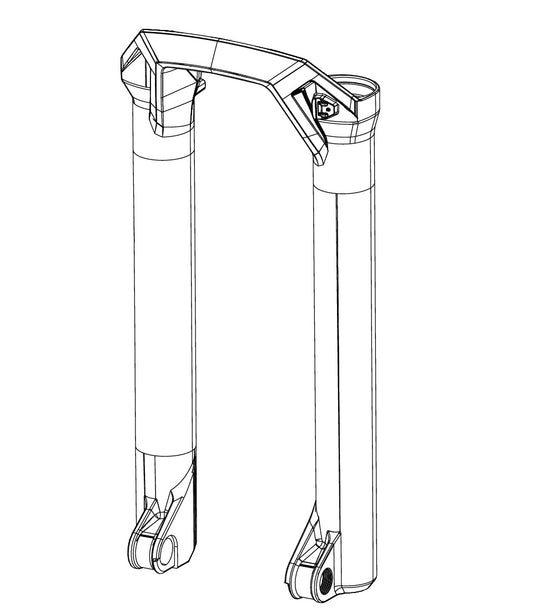 ROCKSHOX BOXXER D1 forks (2024+) 29" Black