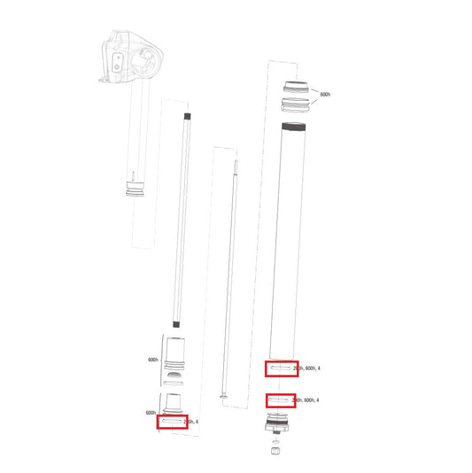 200 hrs/year maintenance kit ROCKSHOX REVERB XPLR AXS 27.2mm A1