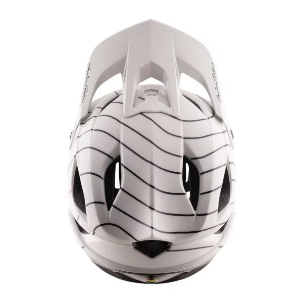 Casque VTT TROY LEE DESIGNS STAGE STUNT AIRWAVES PUMICE MIPS Blanc/Noir