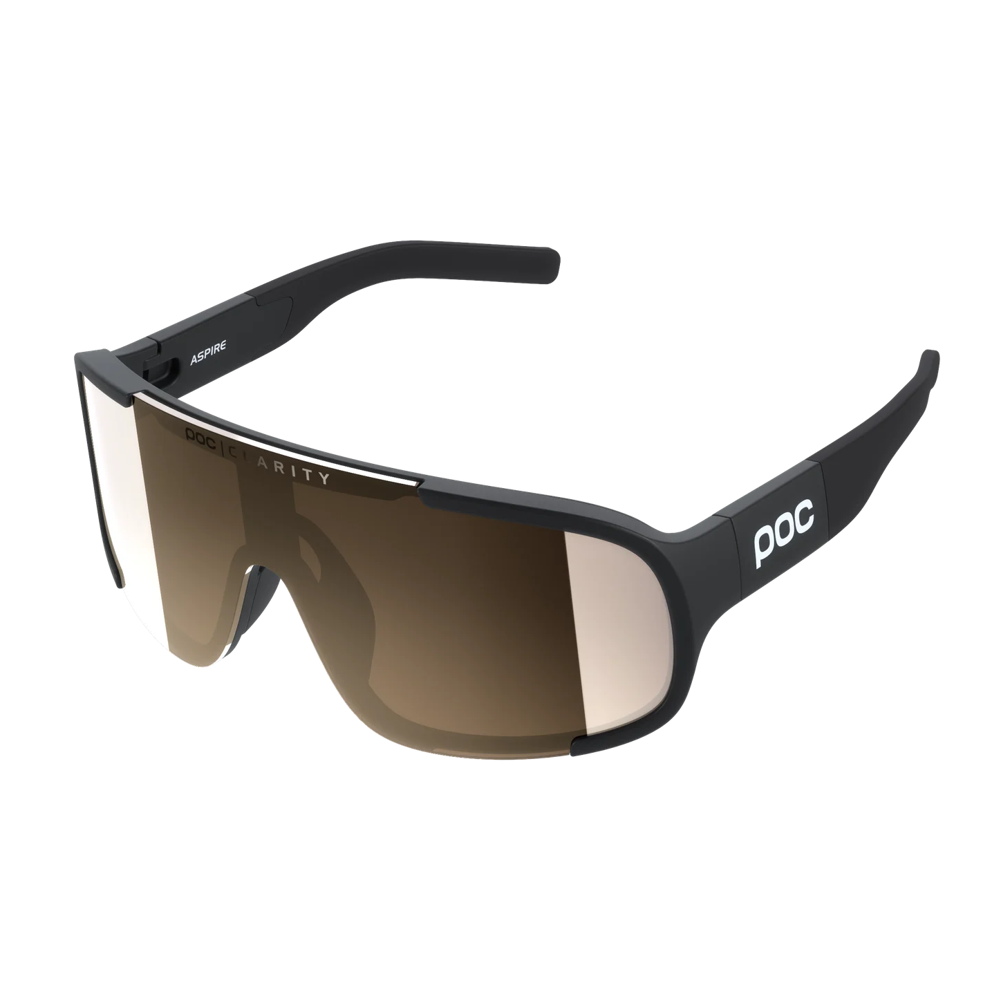POC ASPIRE Glasses Black Clarity Screen Trail/Partly Sunny Silver