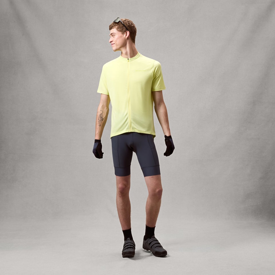 Dres ENDURA LOOP ZIPPED s krátkým rukávem z olejnatých semen