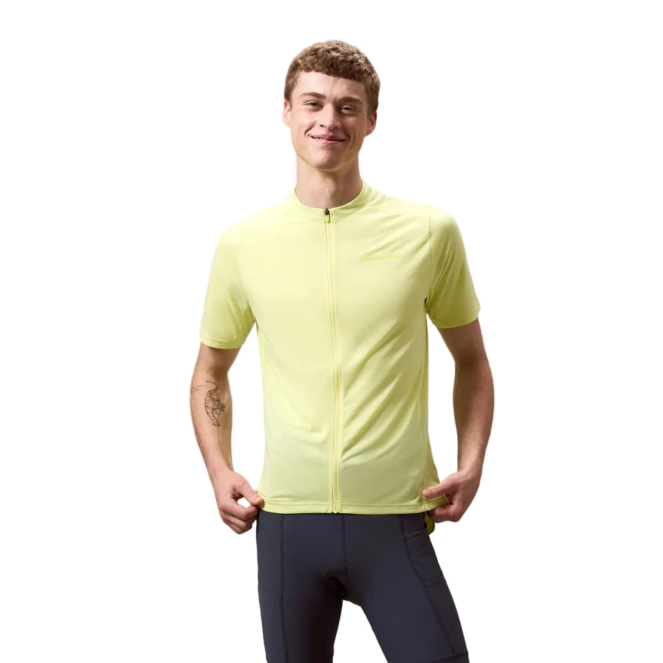 Dres ENDURA LOOP ZIPPED s krátkým rukávem z olejnatých semen