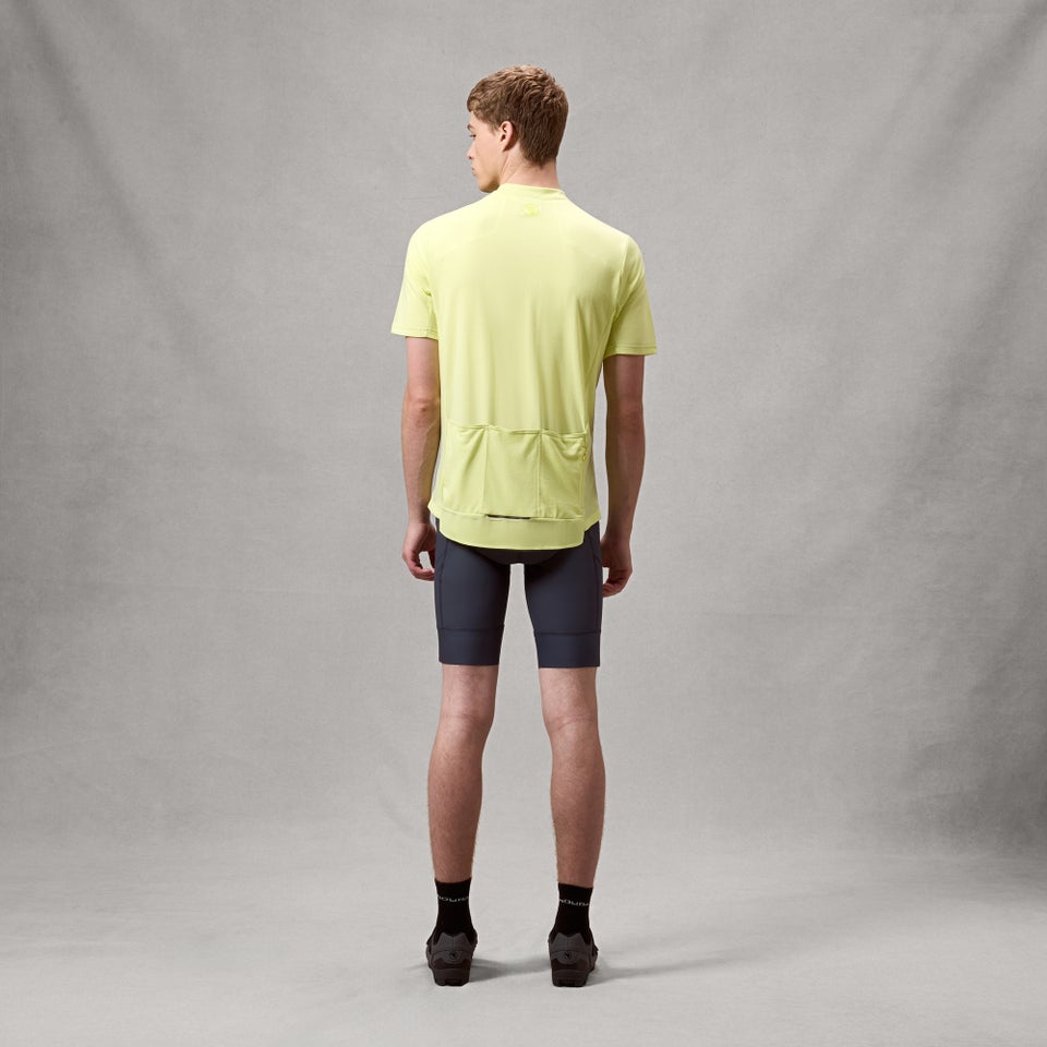 Dres ENDURA LOOP ZIPPED s krátkým rukávem z olejnatých semen