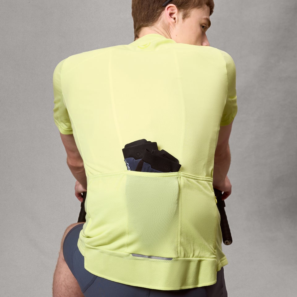 Dres ENDURA LOOP ZIPPED s krátkým rukávem z olejnatých semen