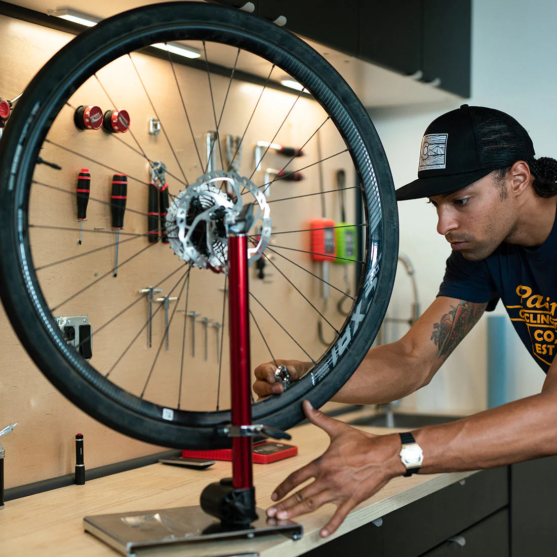 Trubovací stojan Pro FEEDBACK s adaptérem na hřídel