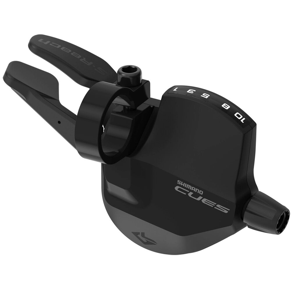 Pravá řadicí páčka SHIMANO CUES 10 rychlostí SL-U6050 Short Reach s ukazatelem