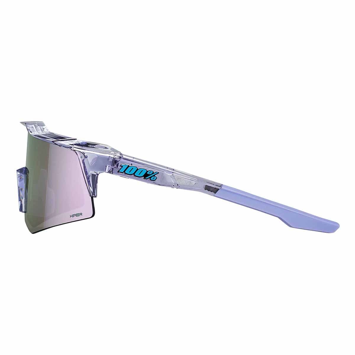 100% SPEEDCRAFT XS POLISHED Průsvitné brýle Hiper Mirror Lavende