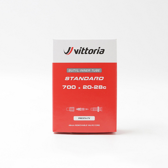 Duše VITTORIA STANDARD 700x20/28c, butylová, Presta