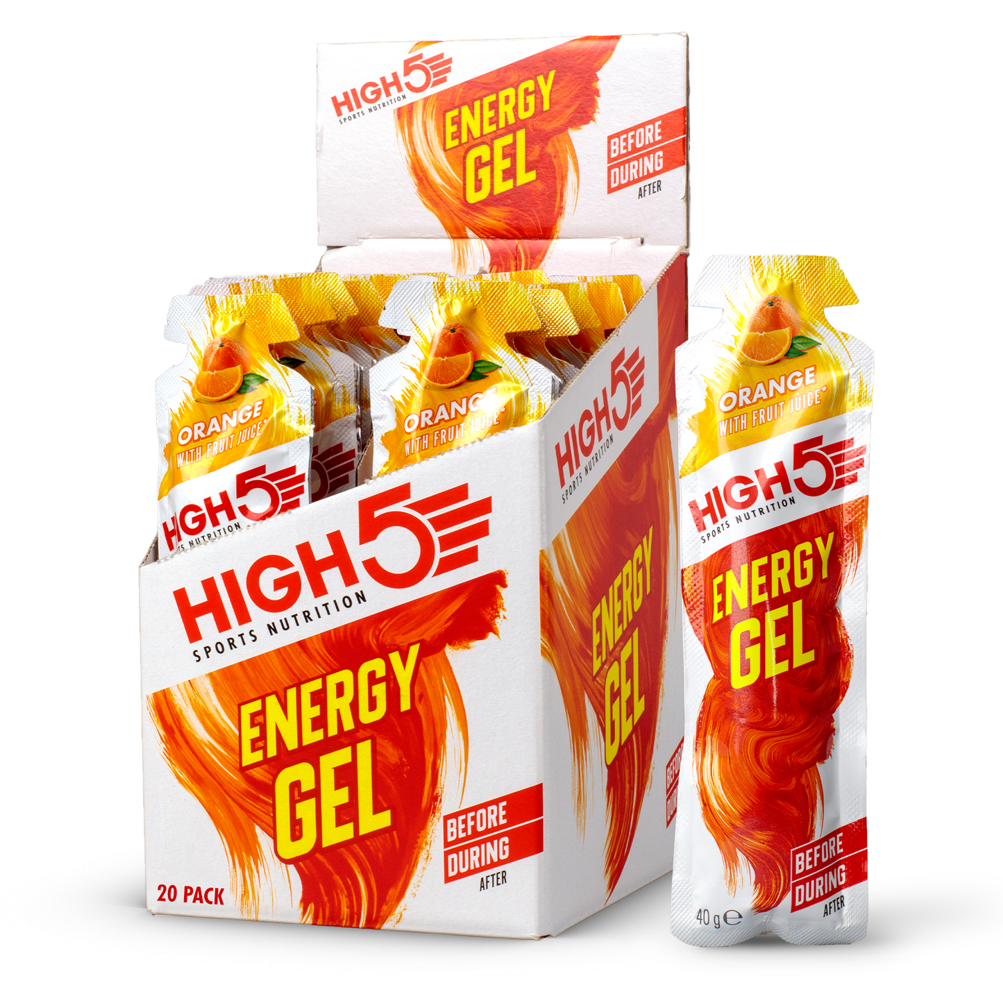 HIGH5 ENERGY GEL (40g) Orange