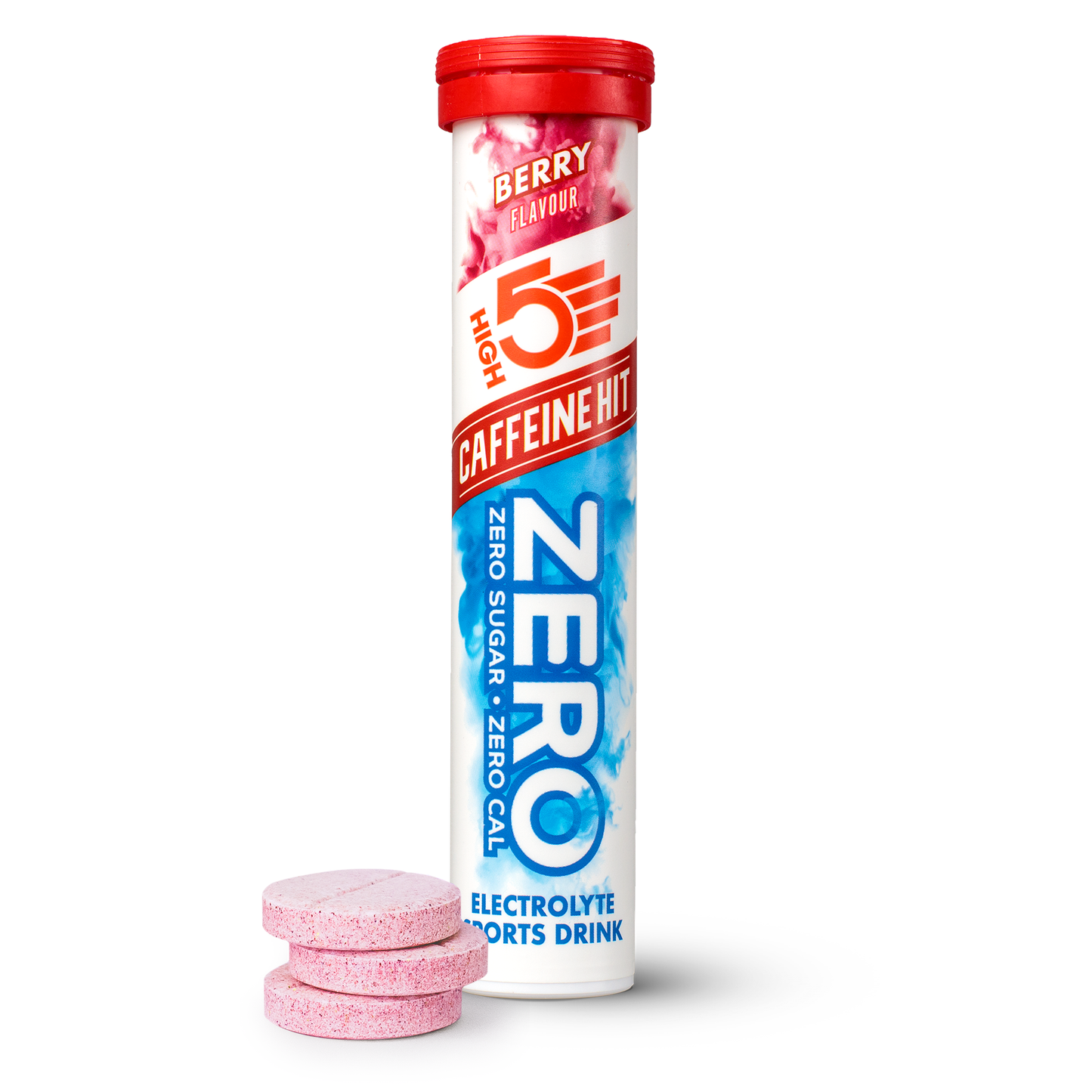 Electrolyte Hydration tablets HIGH5 ZERO Caffeine (x20) Fruits Red