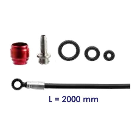 ELVEDES hose kit for SRAM 2m Banjo + parts
