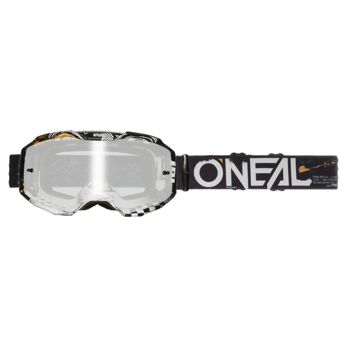 Brýle O'NEAL B-10 ATTACK Black/White Silver Mirror Screen