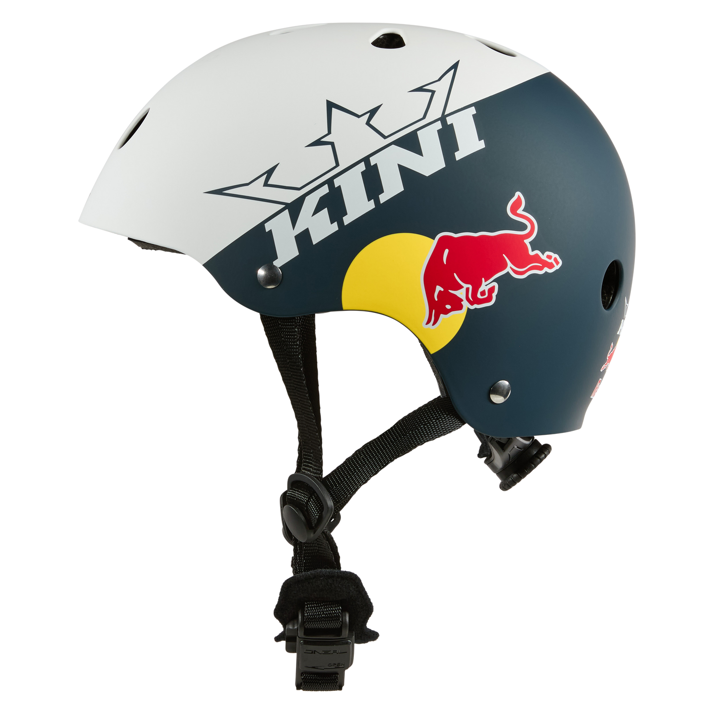 Přilba O'NEAL BB KINI RED BULL 1.0 Junior bílá/modrá