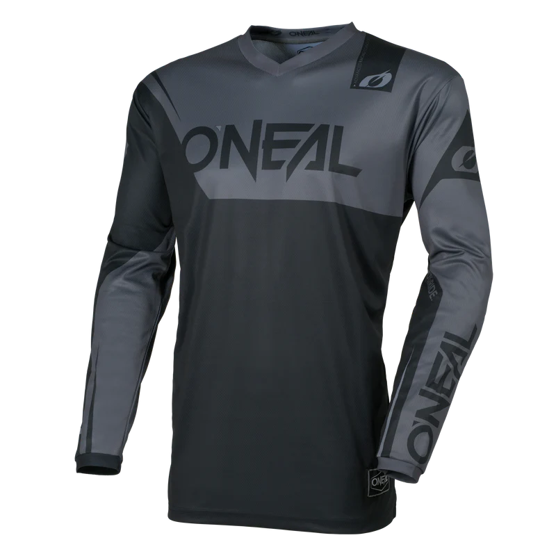 O'NEAL ELEMENT RACEWEAR Junior Long Sleeve Jersey Black/Grey