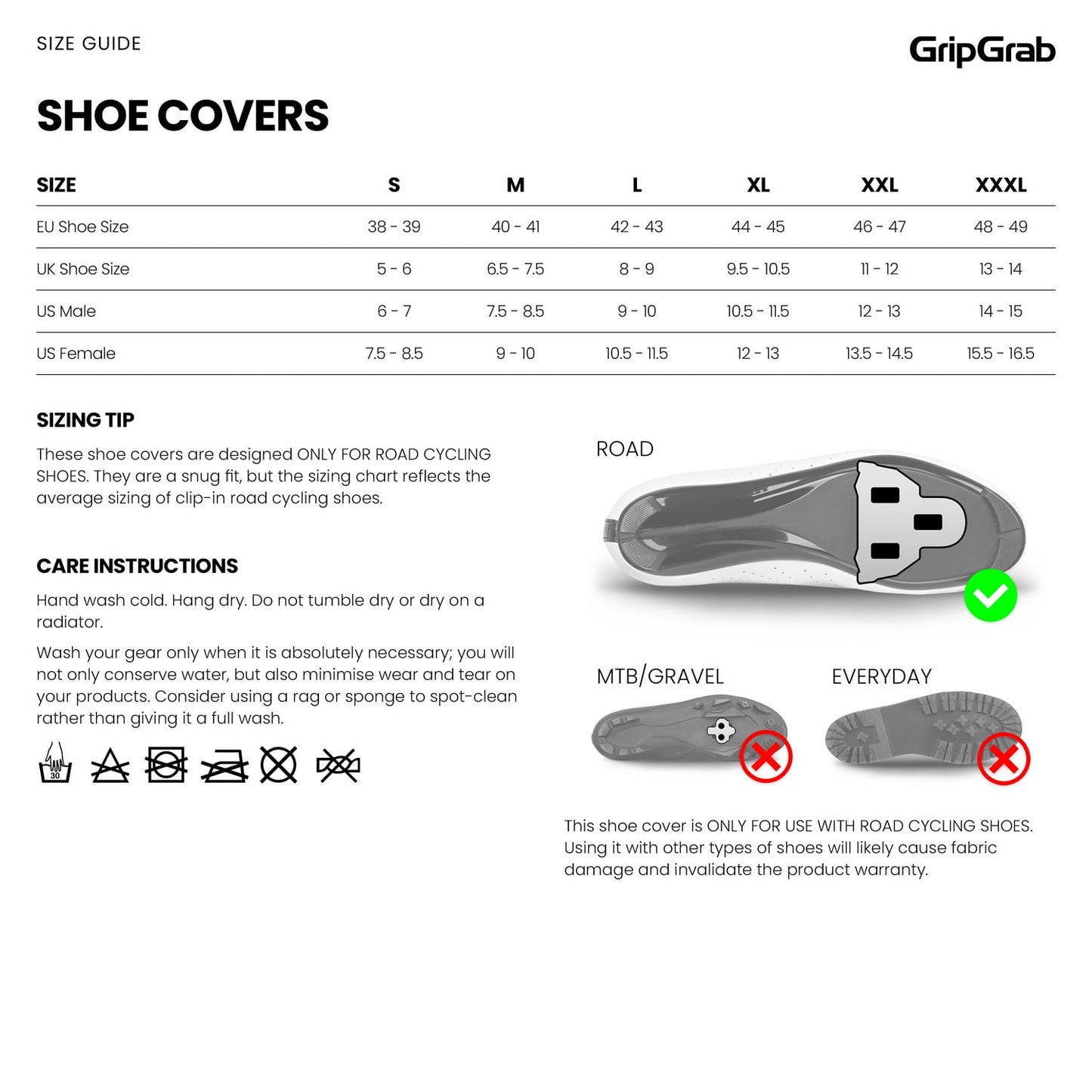 Obal na boty GRIPGRAB PACR WATERPROOF ROAD černý