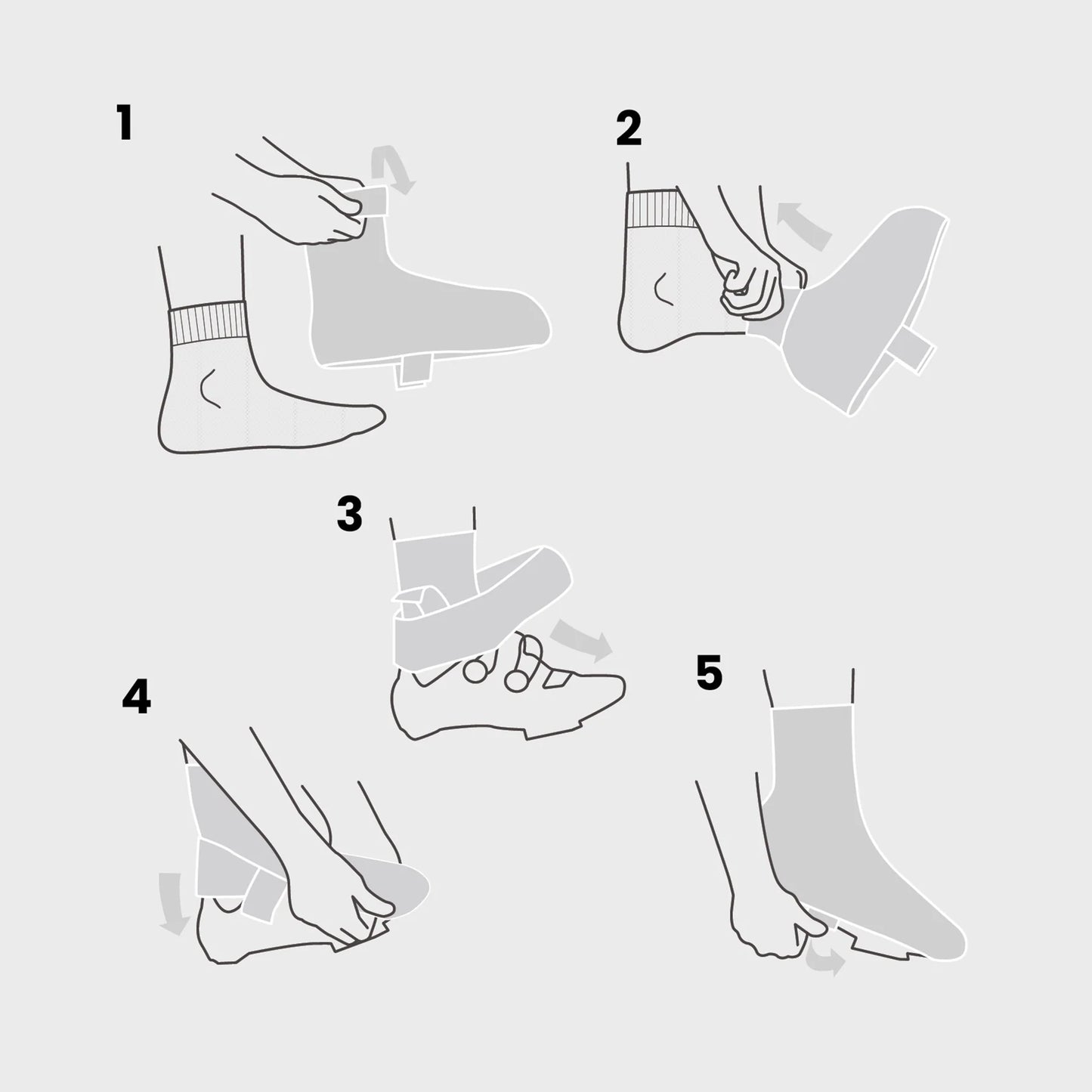 Obal na boty GRIPGRAB AQUASHIELD 2 WATERPROOF GRAVEL černý