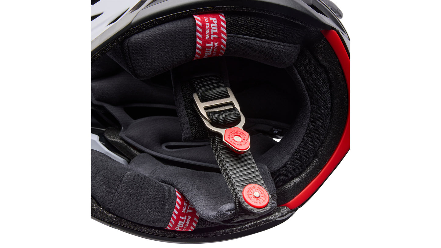 MTB helma BELL FULL-10 SPHERICAL CARBON PEAK Bílá