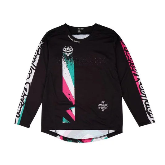 TROY LEE DESIGNS SPRINT FULL PULL Junior Long Sleeve Jersey Black
