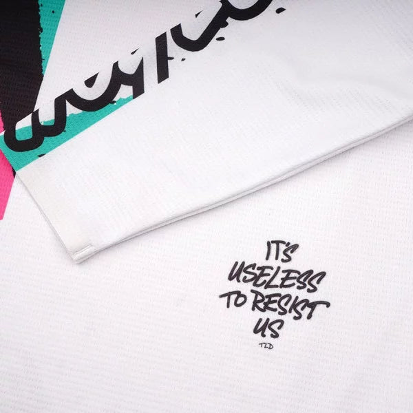 TROY LEE DESIGNS SPRINT FULL PULL Junior Long Sleeve Jersey White