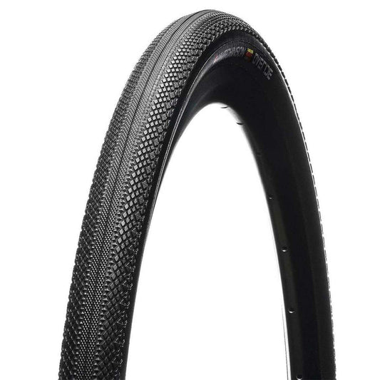 HUTCHINSON OVERIDE 700x35c Zesílená pneumatika připravená na bezdušový provoz Black