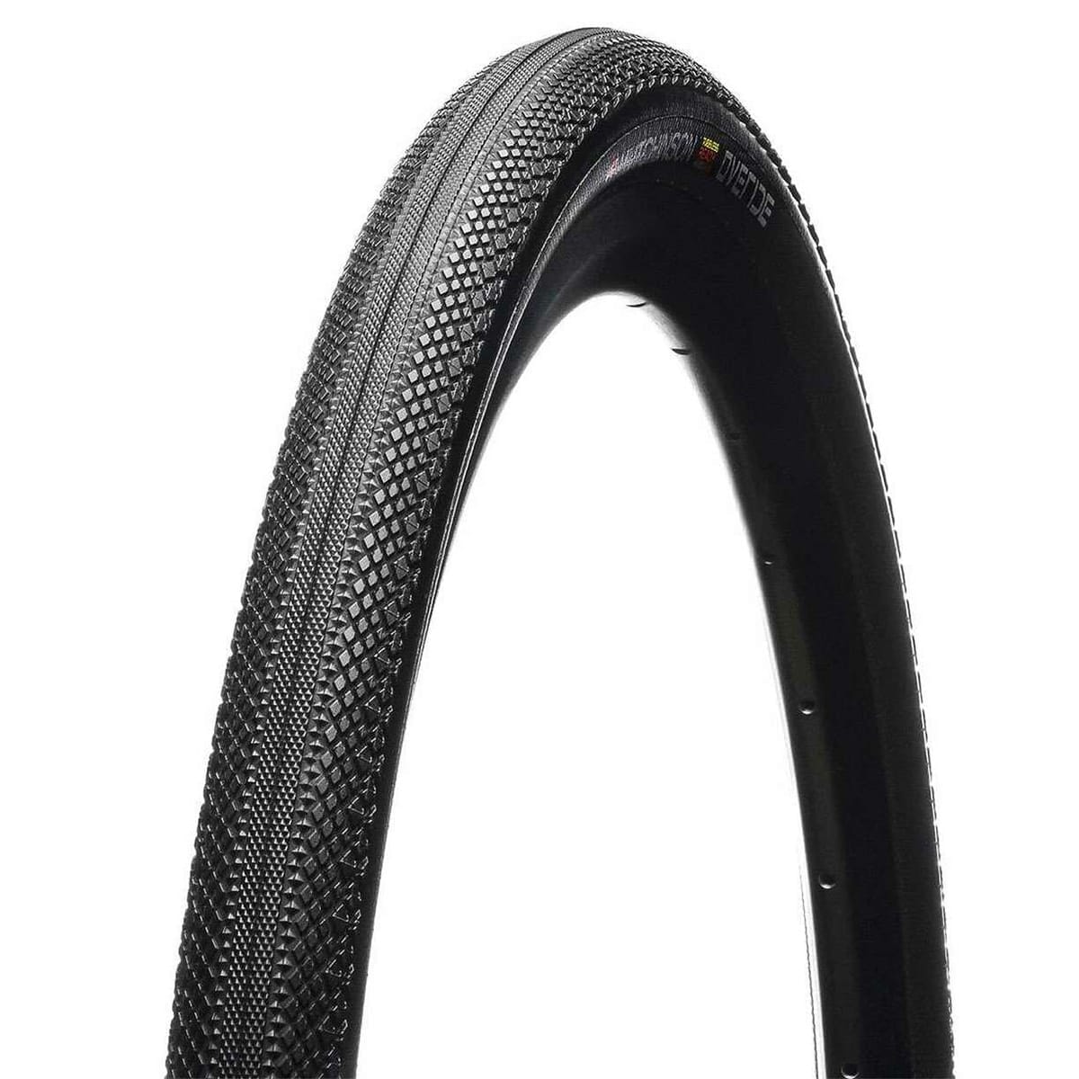 HUTCHINSON OVERIDE 700x35c Zesílená pneumatika připravená na bezdušový provoz Black