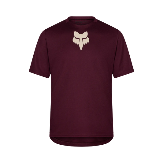 Dres FOX RANGER FOX HEAD s krátkým rukávem vínový