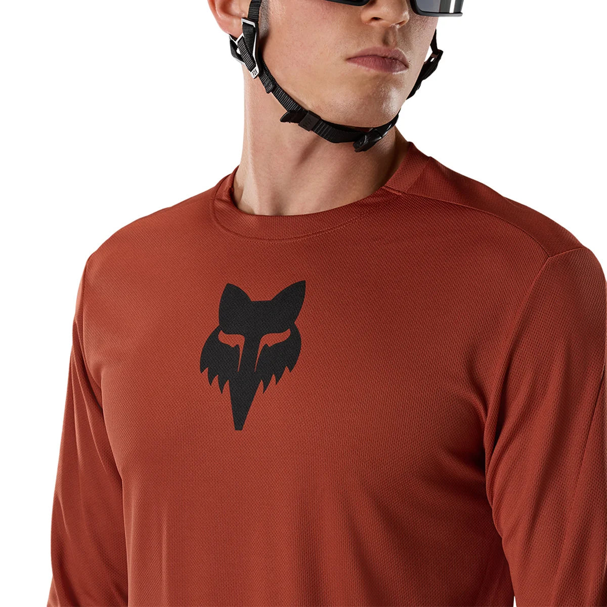 Dres FOX RANGER FOX HEAD s dlouhým rukávem Hnědý