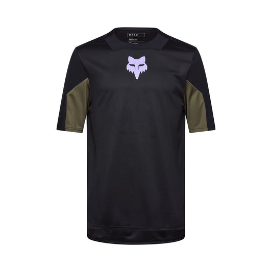 FOX DEFEND PARK Short Sleeve Jersey Black 2025