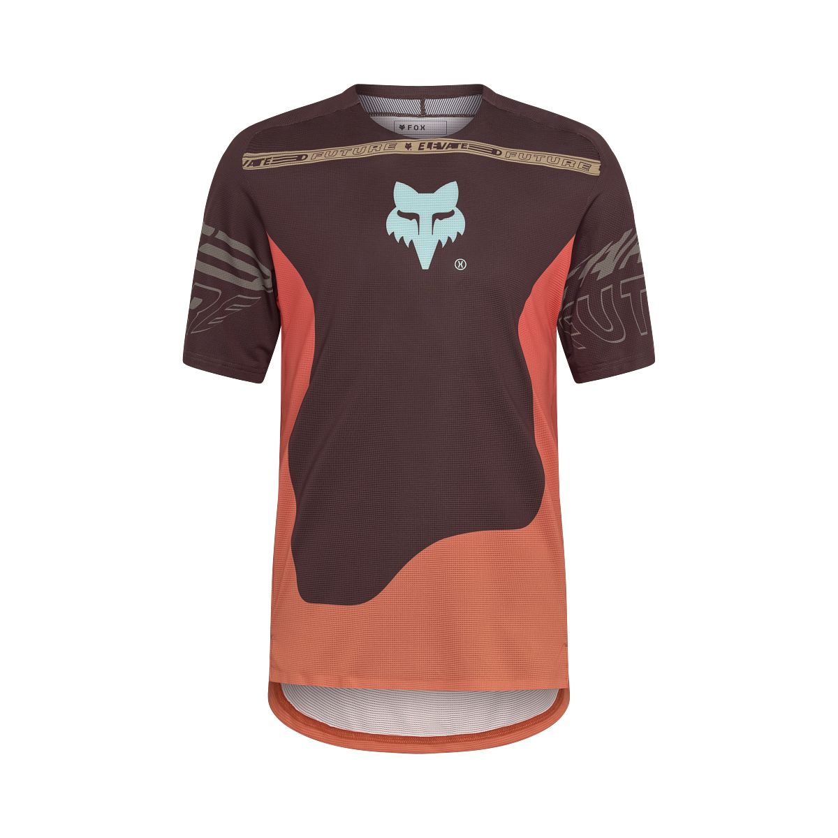 FOX FLEXAIR ELEVATED dres s krátkým rukávem hnědý/oranžový