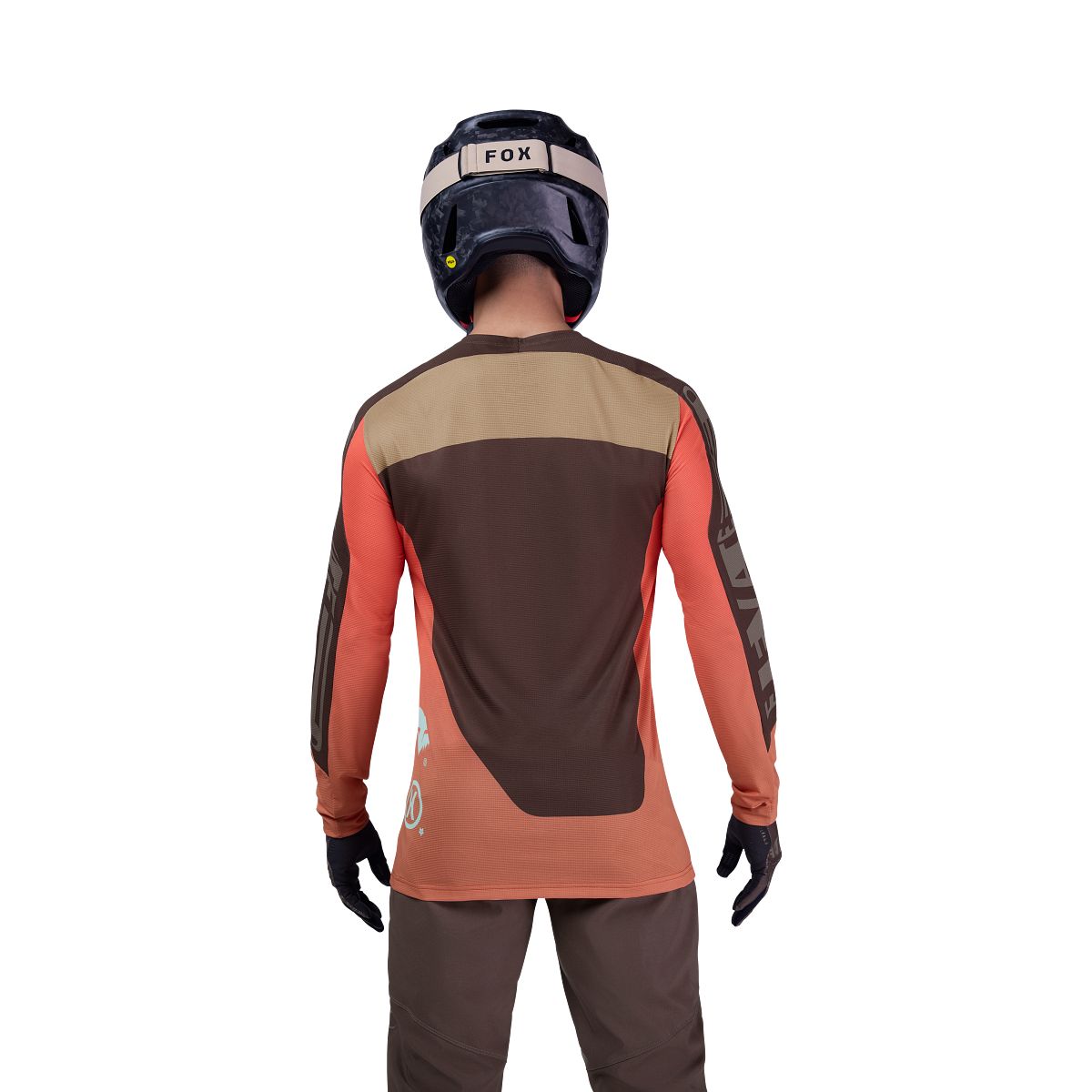 FOX FLEXAIR ELEVATED Dres s dlouhým rukávem Brown/Orange