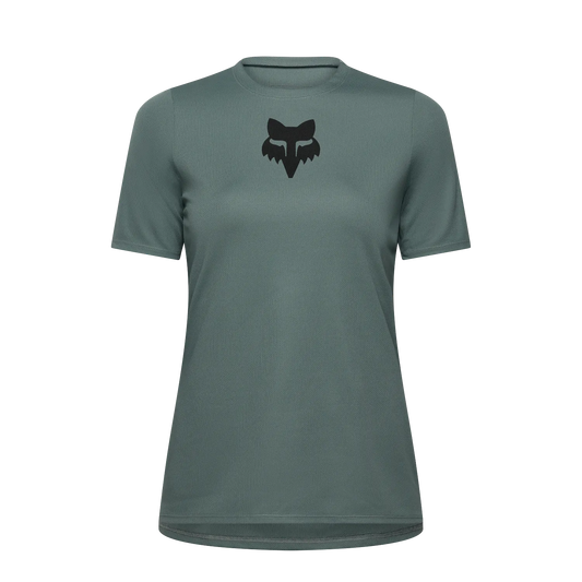 Dámský dres FOX Ranger Head s krátkým rukávem šalvějově zelený