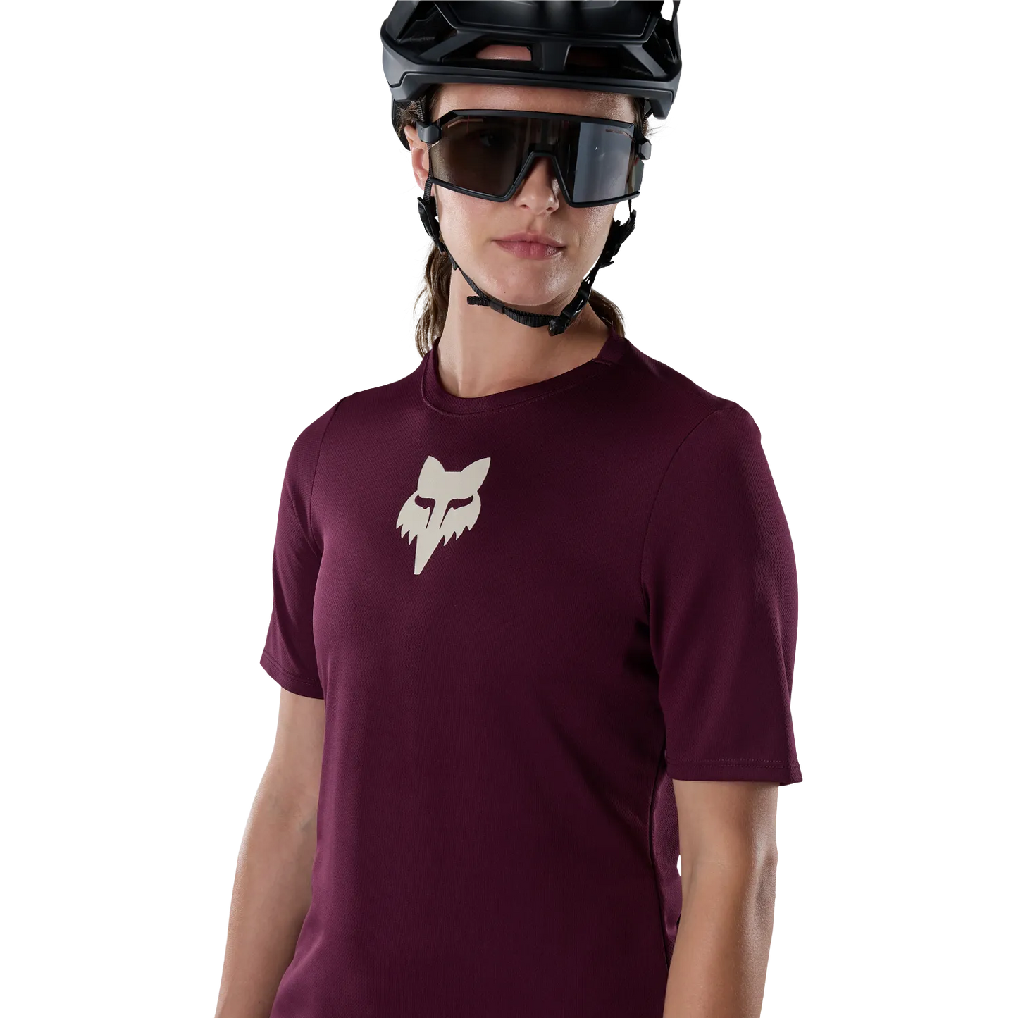 Dres FOX RANGER FOX HEAD Krátký Rukáv Dámský Bordeaux