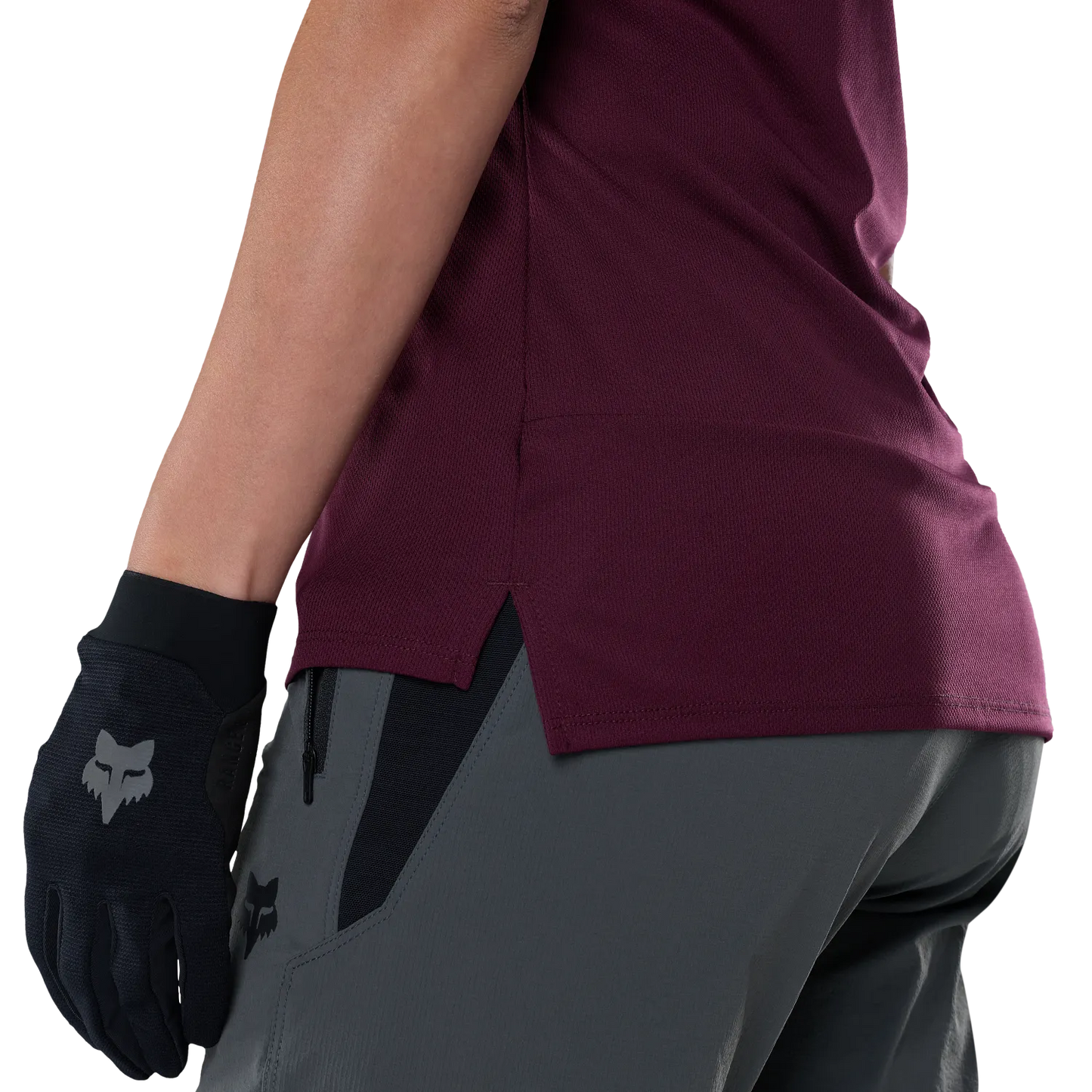 Dres FOX RANGER FOX HEAD Krátký Rukáv Dámský Bordeaux