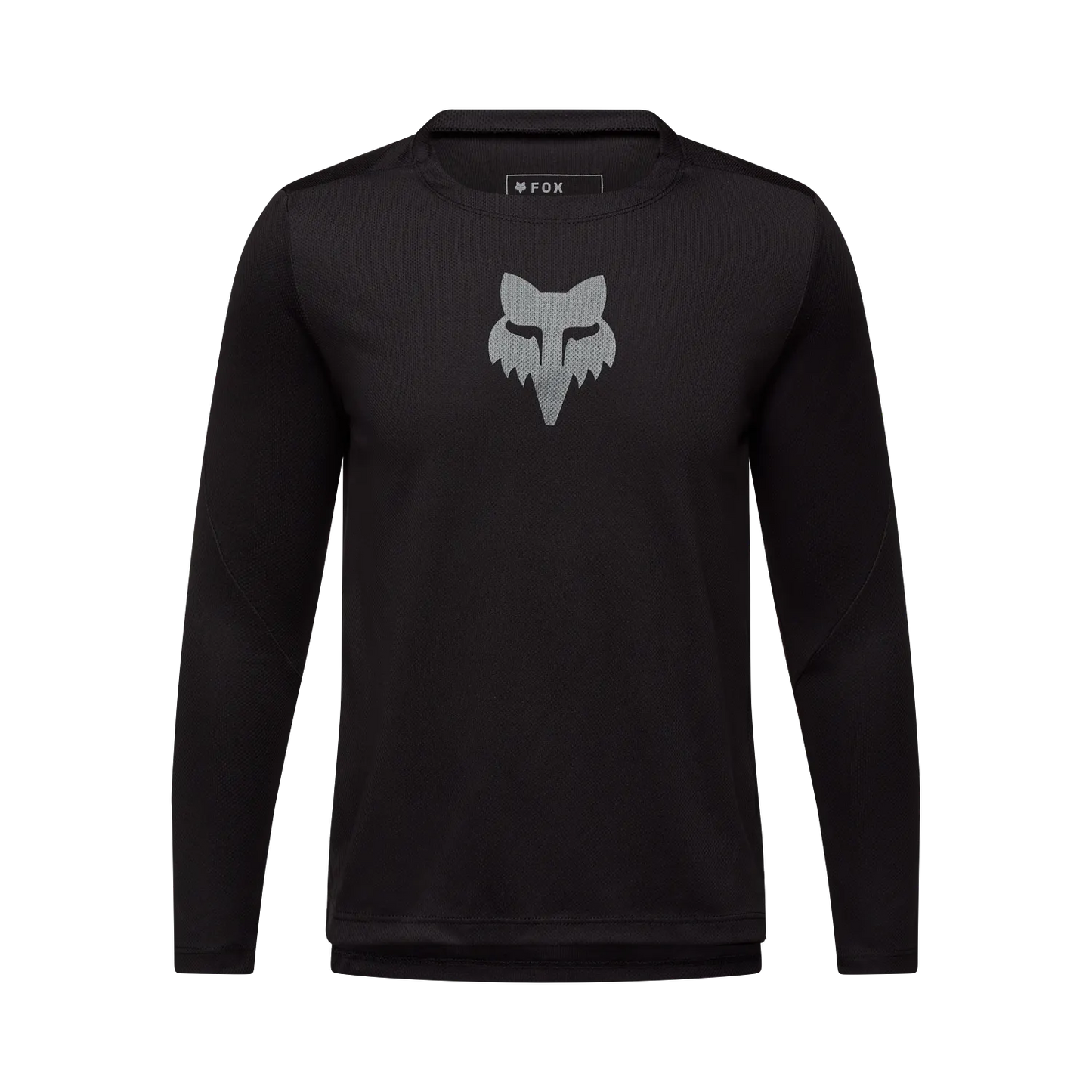 Juniorský dres s dlouhým rukávem FOX RANGER HEAD Black