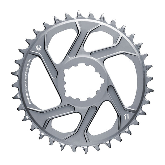 SRAM EAGLE X-SYNC 2 BOOST 11/12V přímá montáž 3mm šedý mono řetězový kroužek