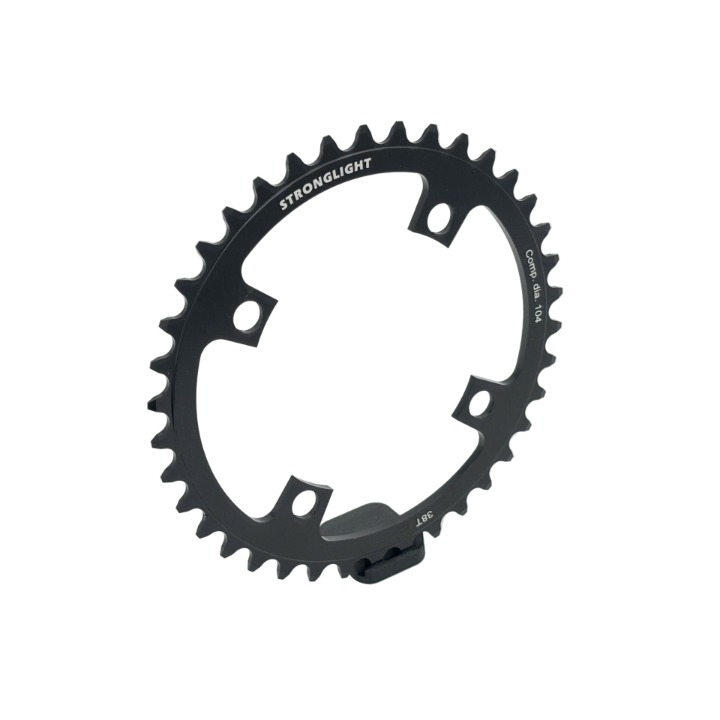 Mono STRONGLIGHT BOSCH GEN1/GEN3 1V/8V/9V/10V řetězový kroužek Se všemi 104mm pavouky (Bosch, Shimano, Yamaha, Bafang, Brose...)