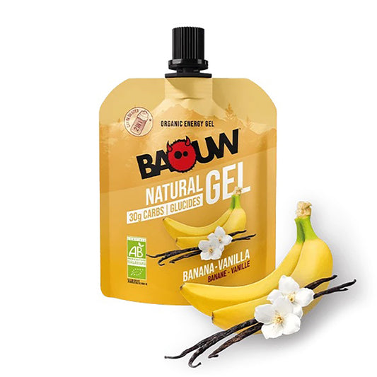 BAOUW ORGANIC Banánovo-vanilkový energetický gel (85g)