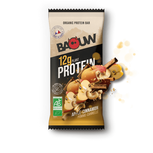 Proteinová tyčinka BAOUW ORGANIC EXTRA Apple/Cinnamon (50g)