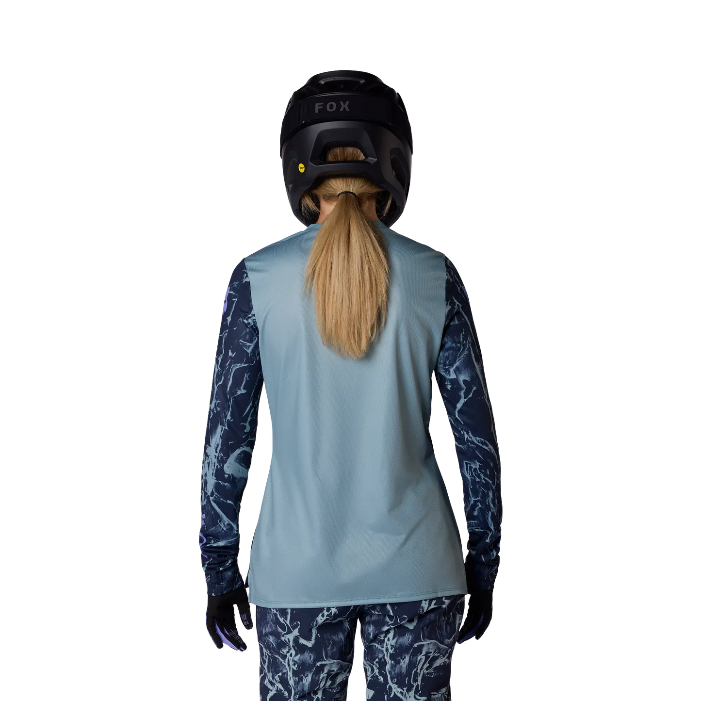 FOX RANGER IMAGE PRINT Ladies Long Sleeve Jersey Blue