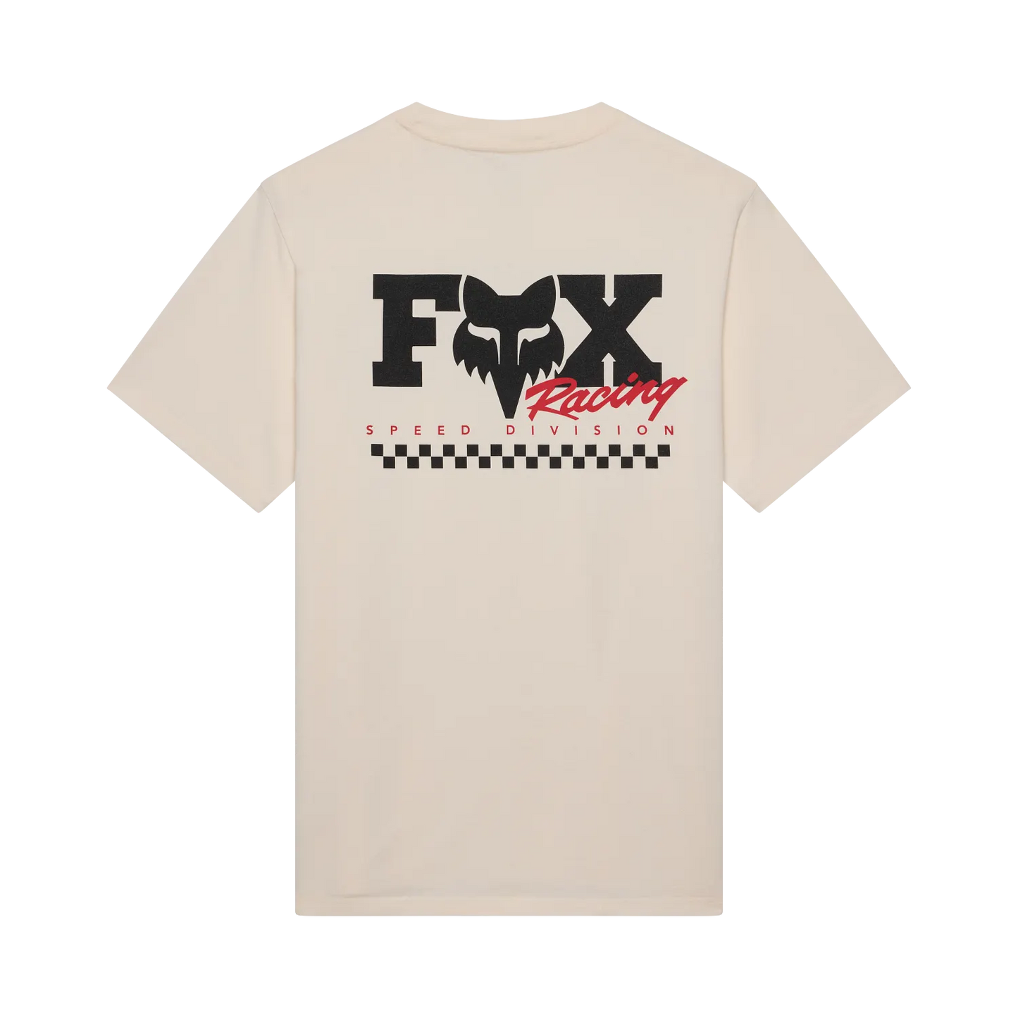Tričko FOX CHECKER 195 ORIGINAL Off White s krátkým rukávem