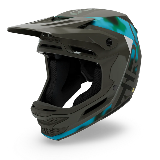 MTB Přilba GIRO INSURGENT MIPS SPHERICAL Šedá/Modrá