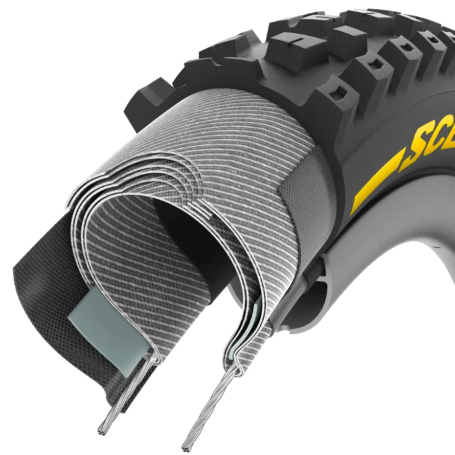 PIRELLI SCORPION RACE DH M 29x2.5 Tubeless Ready Soft Black/Yellow 3907500 pneumatika