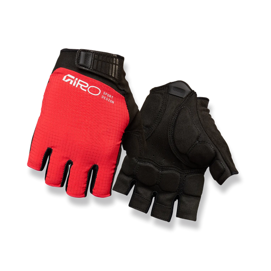 Krátké Rukavice GIRO BRAVO II Gel Červená